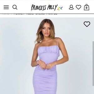 Lavender Princess Polly dress
